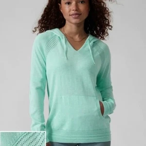 Sportler Gr. S Evergreen Hoodie Pullover Pulli Paradiso blau meliert - Bild 1 von 10