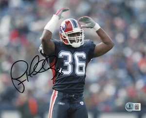 Lawyer Milloy PATRIOTS Autographed Signed BUFFALO BILLS 8x10 Photo Beckett BAS - Picture 1 of 2