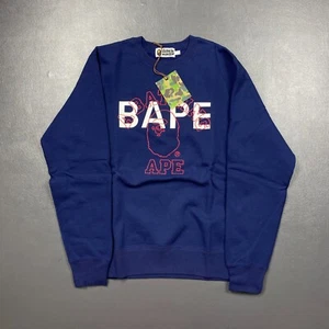 100 % authentisch A Bathing Ape College Rundhalsausschnitt Größe L (M) Herren - Bild 1 von 6