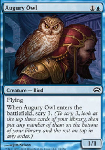 AUGURY OWL X4 4 4X Planechase 2012 MTG Magic the Gathering Cards DJMagic - Image 1 of 1