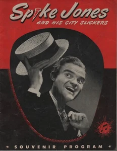 Spike Jones and His City Slickers Souvenir Program Musical Revue 1948 Vintage - Picture 1 of 2