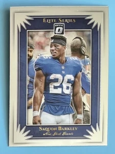 SAQUON BARKLEY 2019 Donruss Optic #ES-7 New York Giants - Picture 1 of 2