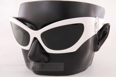 Nuevas gafas de sol VERSACE VE 4450 314/87 blanco/gris oscuro para mujer Foto 1 de 4