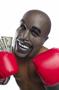 Rubie's Costume Co Men's Standard Money Mask, As Shown, One Size NEW - Picture 1 of 3