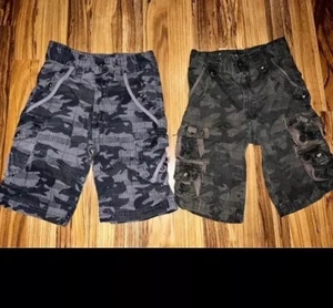 Boys Cargo shorts size 5 (2 pair) PD&C brand Y2K - Picture 1 of 3