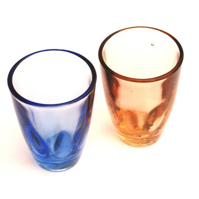 Lot of two glass cup STOPKA CHARKA 50ml for vodka symbol exUSSR rare - Image 1 of 4