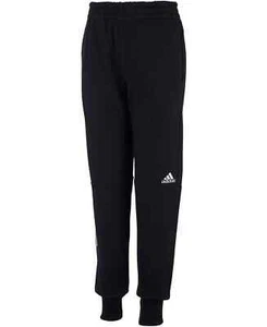ADIDAS Big Boys Transitional Cotton Jogger Pants Black Size M (10/12) - Picture 1 of 3