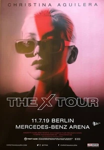 Christina Aguilera The X Tour Original Concert Poster Berlin 11.7.19 - Picture 1 of 1