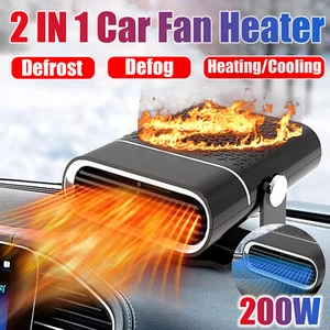 Portable Electric Car Heater 12V 150W Heating Fan Defogger Defroster Demister - Picture 1 of 22