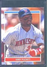 Kirby Puckett 1990 Hottest 50 Players sticker