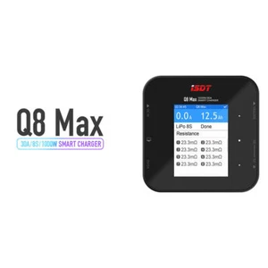 ISDT Q8 MAX 1000W 30A / Q6 Nano 200W 8A Battery Balance Charger for Lilon LiPo - Picture 1 of 6