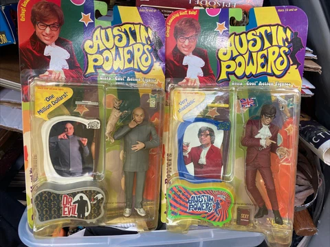 Austin Powers & Dr Evil 6” Action Figure  - Austin Powers - McFarlane Toys 1999 Cover