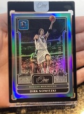 2022-23 Panini One And One Dirk Nowitzki 17/40 Dallas Mavericks Blue Base