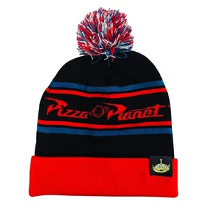 Cappello berretto Disney Pixar Toy Story Pizza Planet con pom taglia unica alieno nero rosso - Foto 1 di 7