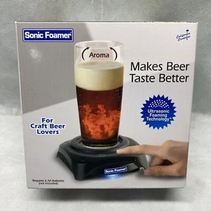 New Sonic Foamer Ultasonic Vibration Creates Beer Head craft Takara Tomy AWESOME - Imagen 1 de 7