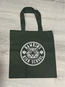 Stranger Things Hawkins High School Tiger Henkeltasche Tasche grün weiß - Bild 1 von 3