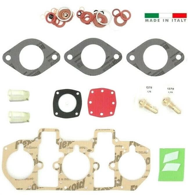 KIT RECONSTRUCCIÓN CARBURADOR PARA PORSCHE WEBER 3BBL WEBER 40 IDA 3 40 ITP WEBER Foto 1 de 1