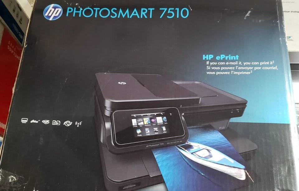 HP PhotoSmart Print Scan Copy 7510 AIO - BRAND NEW - Image 1 of 1
