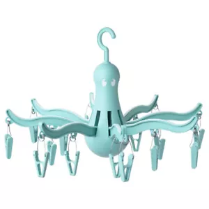 IKEA PRESSA Miniwäschespinne Hängetrockner /16 Klammern türkis NEU - Bild 1 von 1