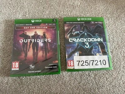 New & Sealed Outriders & Crackdown 3 - Microsoft Xbox One, Series X Games - Image 1 of 4