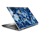 Folia na skórę do 14" HP Chromebook x360, ciężki niebieski złoty marmur granit