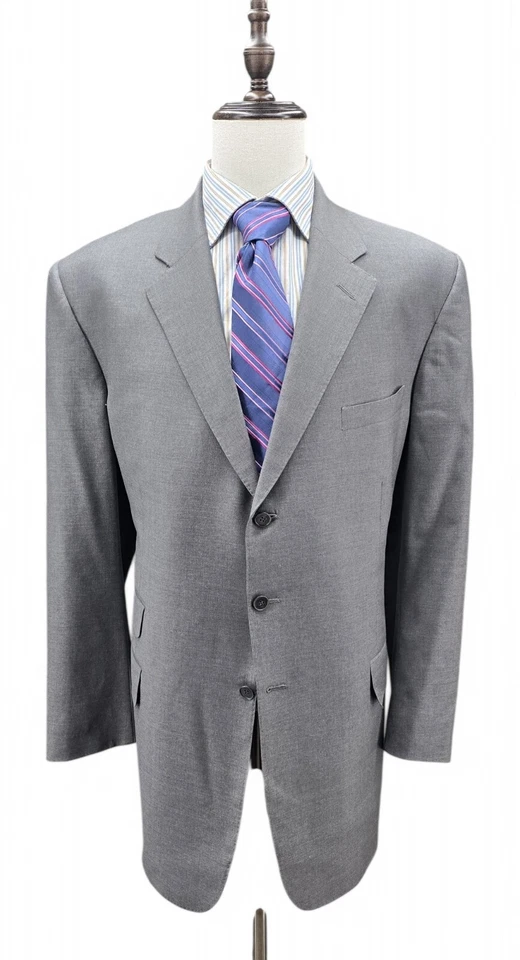 Chaqueta Blazer Chester Barrie Savile Row Gris 3 Botones 46L Diseñador Inglaterra Foto 1 de 4