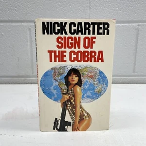 Libro Novela Vintage Retro Bolsillo Tapa Dura - 1977 Signo de la Cobra Carter Sexo - Imagen 1 de 7
