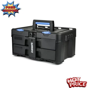 Stack System 2 Drawer Tool Box Chest Storage Organization Small Hardware Parts - Picture 1 of 11