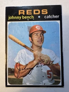 Johnny Bench Hof 1971 Topps #250 Cincinnati Reds Catcher *Envío gratuito* - Imagen 1 de 2