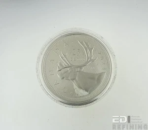 Canada 2024 25 Cent Fine Silver Coin W Mint Mark Caribou - Picture 1 of 4