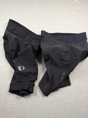 Pearl Izumi Pantalones Cortos de Ciclismo Lote 2 Para Hombres Medianos Acolchados Bicicleta Gamuza Negra Foto 1 de 4