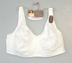 Secret Treasures Lightly Lined Bra, Full Support Bra Wire-Free, 44DD - Picture 1 of 7