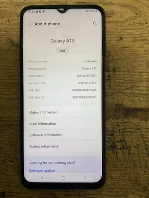 Samsung Galaxy A13 SM-A137F - 64 GB- Grey  (Unlocked) - Image 1 of 3