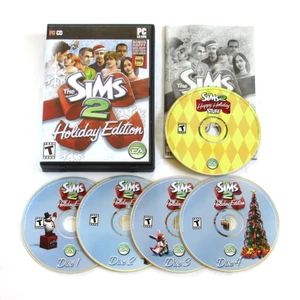 Die Sims 2 Holiday Edition PC Spiel 2006 komplett mit Happy Holiday Sachen - Bild 1 von 5