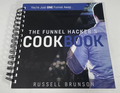 THE FUNNEL HACKER'S COOKBOOK Russell Brunson Spiral-bound book 2017 Foto 1 de 4
