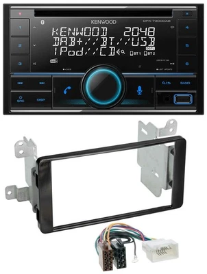 Kenwood CD 2DIN DAB USB MP3 Bluetooth Autoradio für Mitsubishi Outlander ab 2012 - Bild 1 von 4
