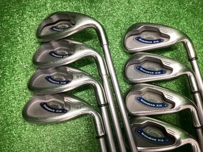 Callaway STEELHEAD X-16 8S Iron Set 5-PW-AW-SW(8Clubs) / R Regular JV 60i SERIES - Image 1 of 4