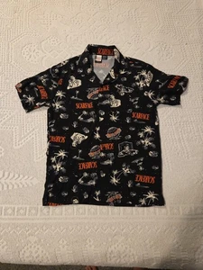 Camisa Tony Montana Scarface Hawaiana Aloha Estampada Botón Adulto Talla Pequeña  - Imagen 1 de 7