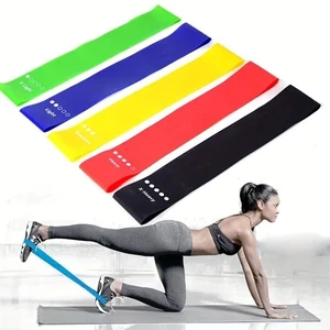 5er Set Fitnessbänder Widerstandsbänder Gymnastikband Sport Resistance Bands Set - Bild 1 von 6