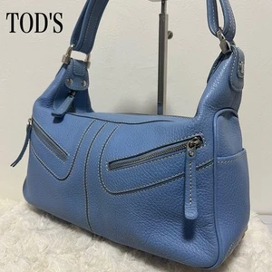 Tod'S Miki Tasche One Shoulder hellblau Leder - Bild 1 von 11