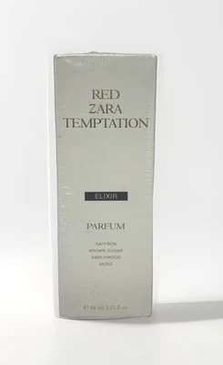 ZARA Red Temptation Elixir Perfume Mujer Fragancia Perfume 80 ml 2,7 oz Nuevo Sellado Foto 1 de 4