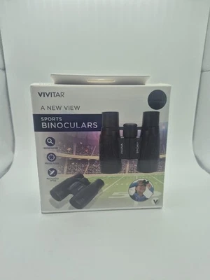 Vivitar Super Compact Sports Binoculars 2170118 Wheel Focus Clear Magnification - Image 1 of 2