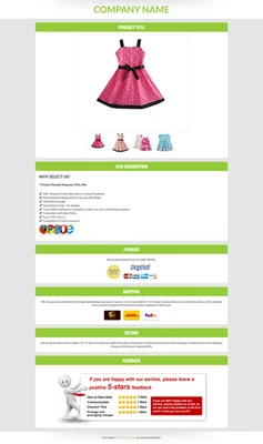 Ebay Template Responsive Professional Listing Design Auction Html Mobile 2019 - Image 1 of 4