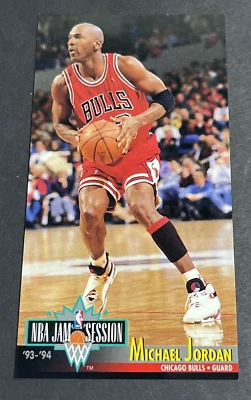 1993-94 Fleer NBA TALL Jam Session Basketball Michael Jordan #33 Chicago Bulls - Image 1 of 4