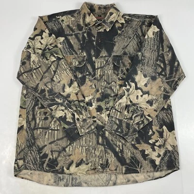 Camisa Roble Mossy Para Hombres 2XL XXL Marrón Camuflaje Romper Caza Pesca Camping Foto 1 de 4