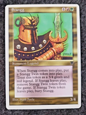 Stangg Magic the Gatheringn Chronicles NM Never Played MTG............ (DS3D1K2) - Image 1 of 4