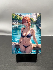 Carta collezionabile arte personalizzata anime Makima Waifu nuova con scatola disponibile W5947 - Foto 1 di 2