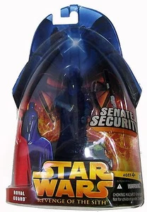 FIGURA DE ACCIÓN STAR WARS REVENGE OF THE SITH AZUL GUARDIA REAL SEGURIDAD #23 HASBRO - Imagen 1 de 2
