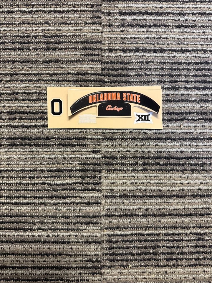 Mini calcomanías de casco de fútbol americano Oklahoma State Cowboys Riddell Speed Foto 1 de 1