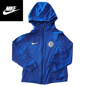 Nike Chelsea FC 22/23 Trainingsanzug Oberteil Jungen Größe M 9-10 Jahre? Hoodie Dri-Fit Blau - Bild 1 von 9